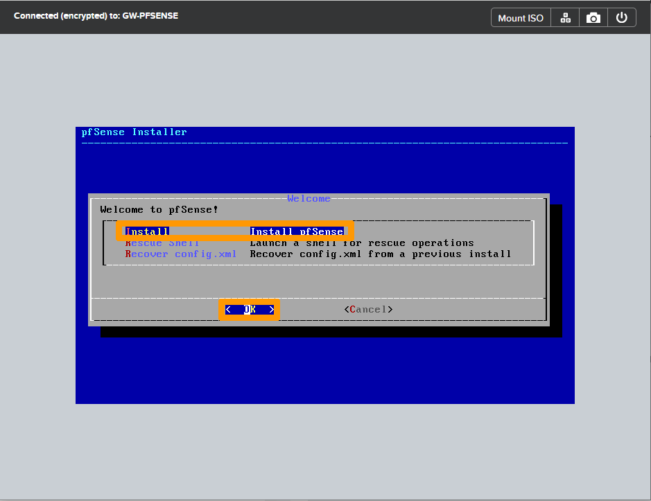 pfsense Installation 02