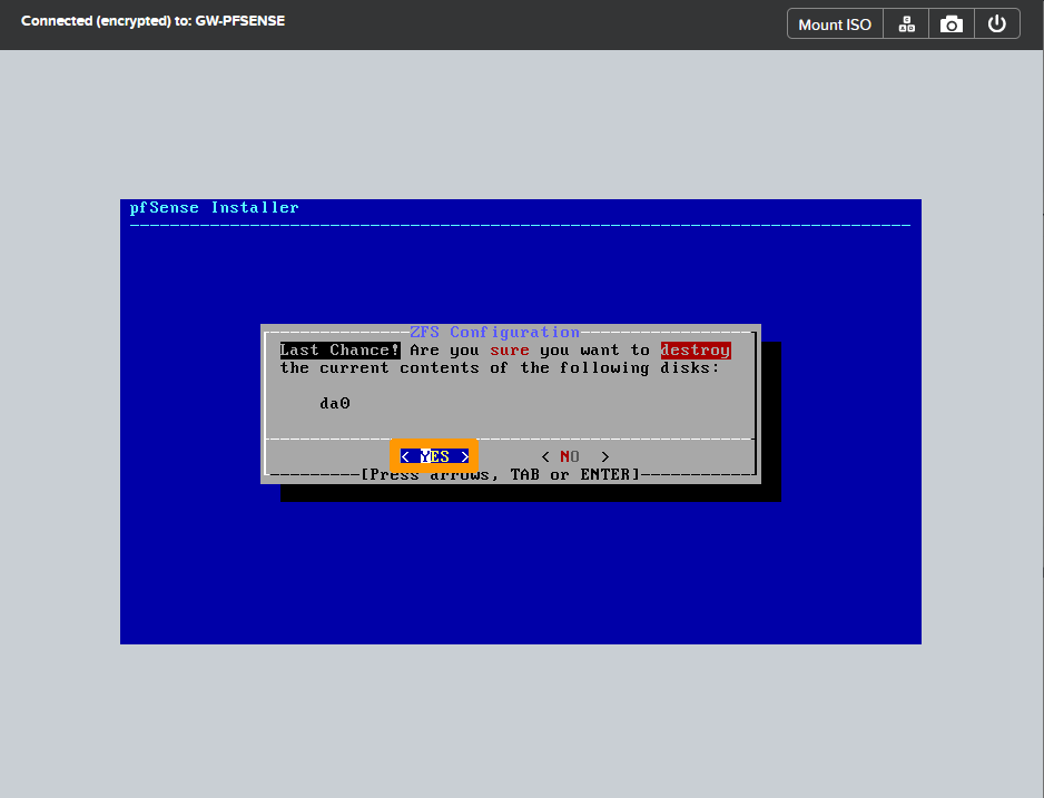 pfsense Installation 08