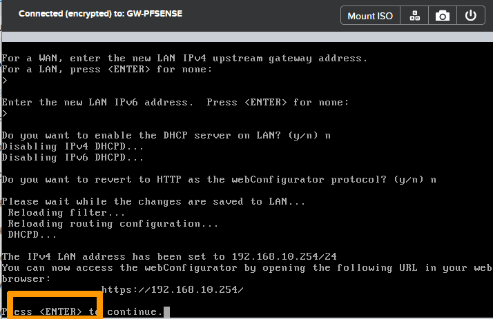 Configure pfsense 20