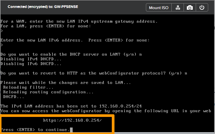 Configure pfsense 20