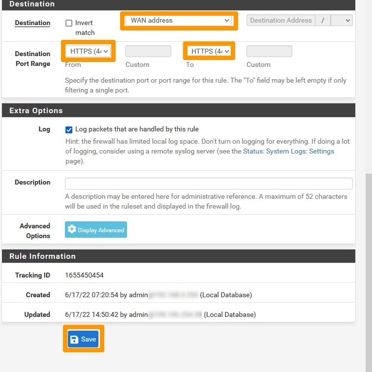 Authorisation admin from public ADDRESS 04