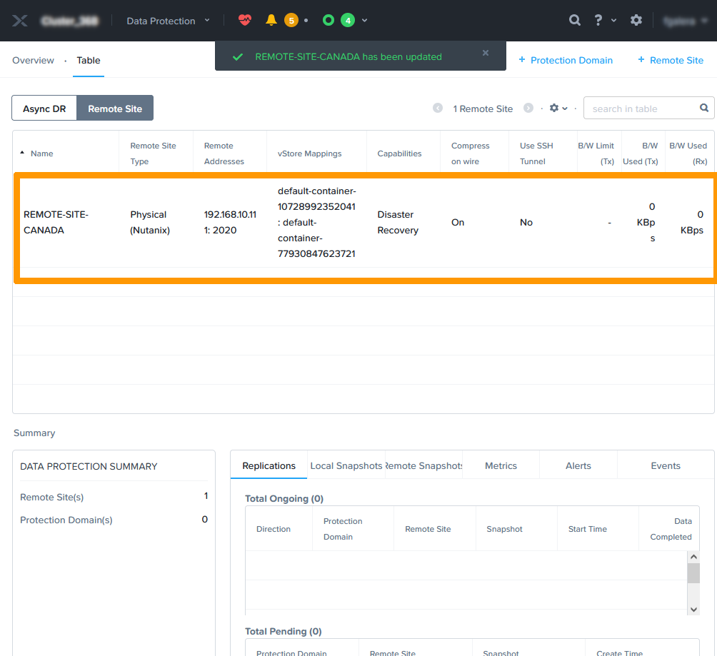 01 Create Remote Site From France11