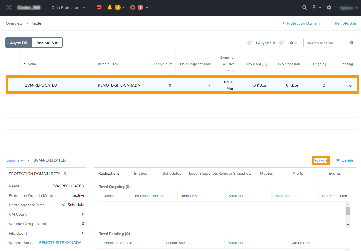 05 Active VM on remote site 01