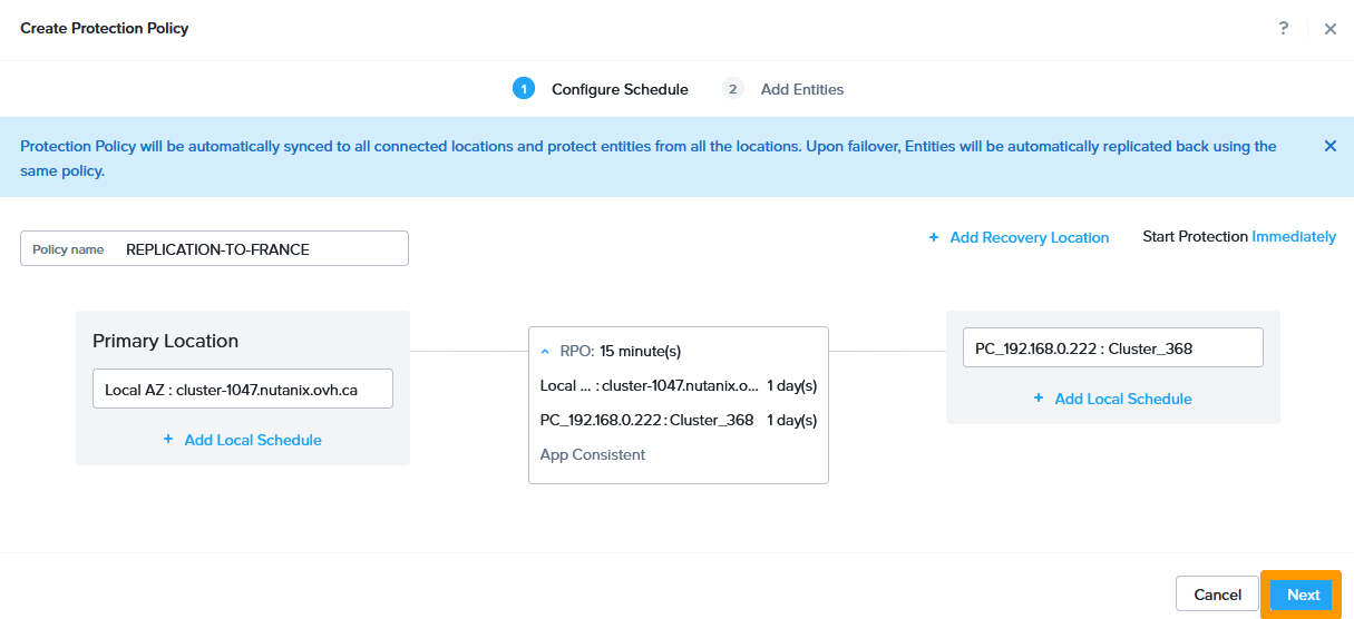Create Protection policy 07