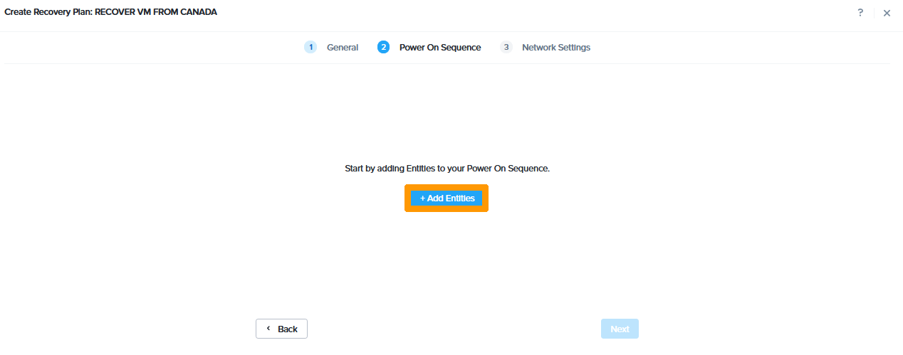 Create Recovery Plan 04