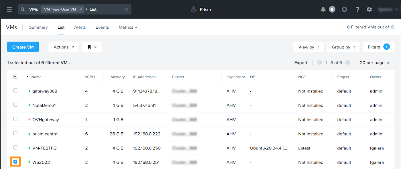 Installation - WS2022 - Launch