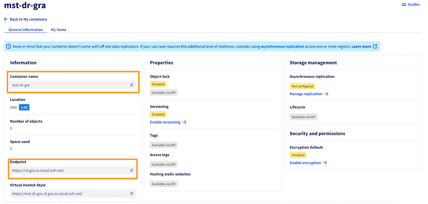 04 Object Storage Container