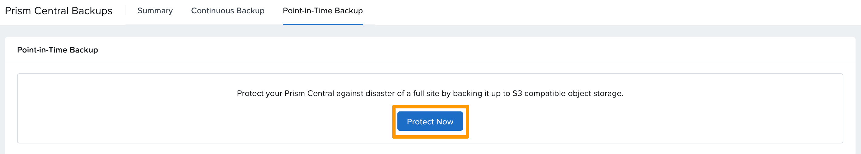 09 Prism Central Backup