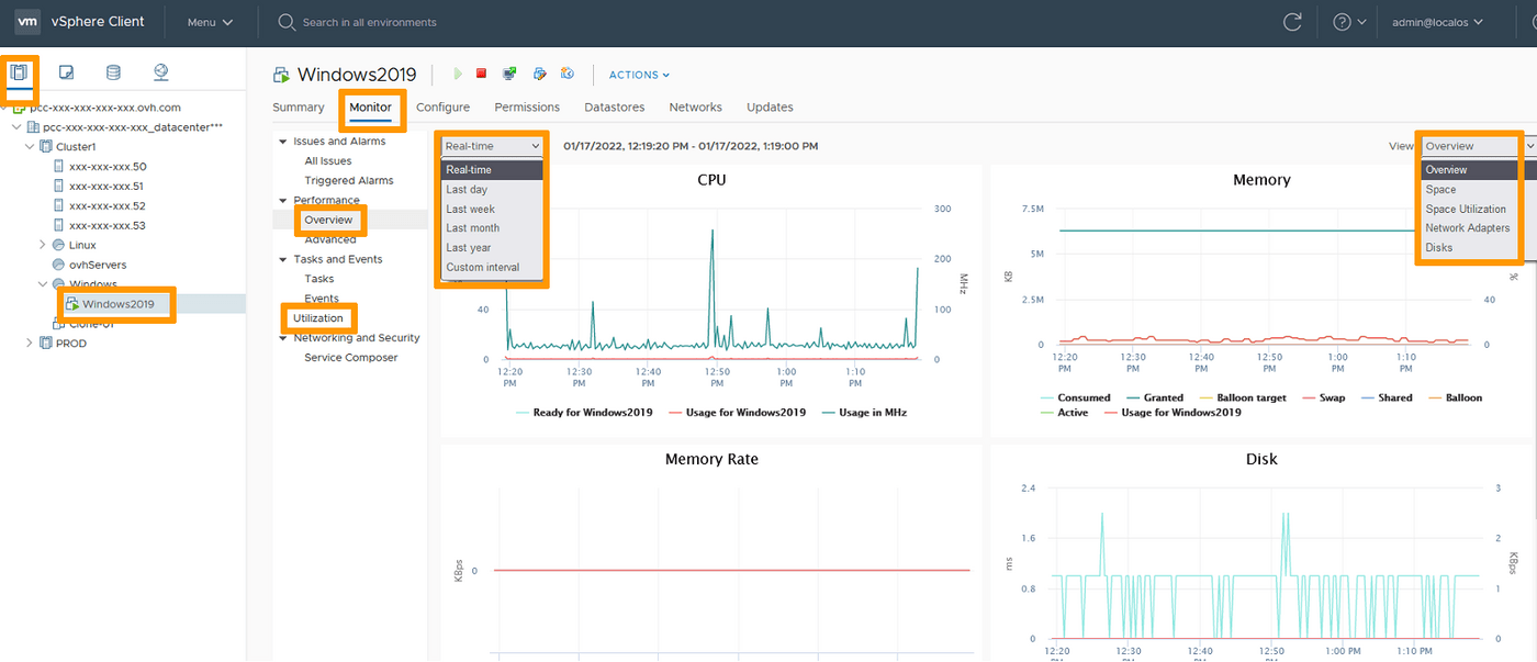 VM monitoring