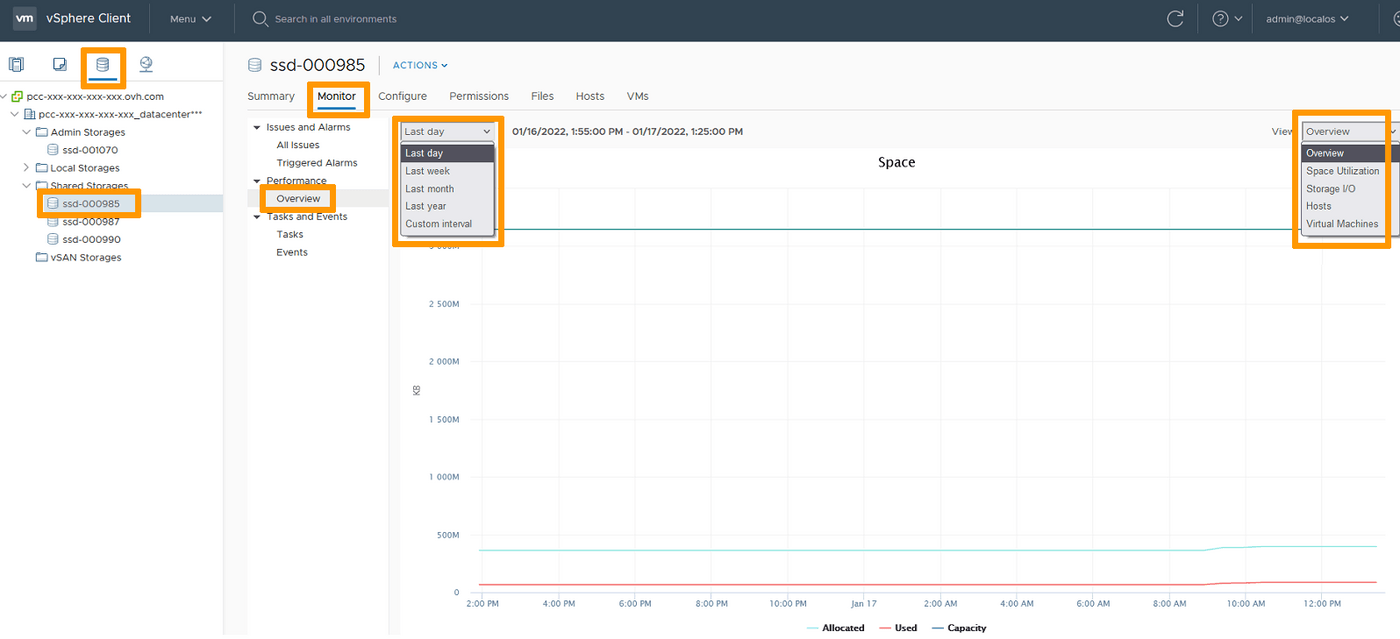 storage monitoring