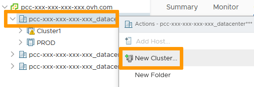 New Cluster