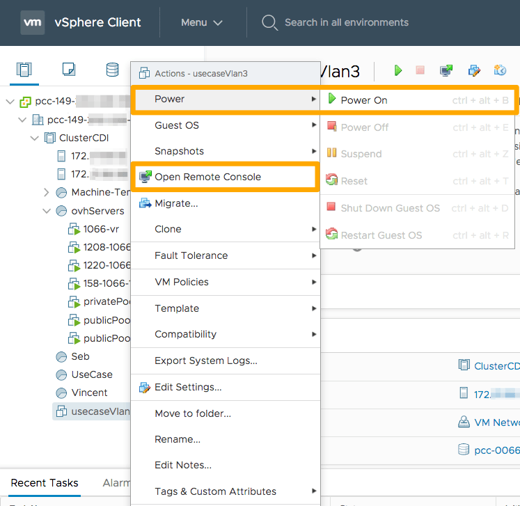 Starting VM