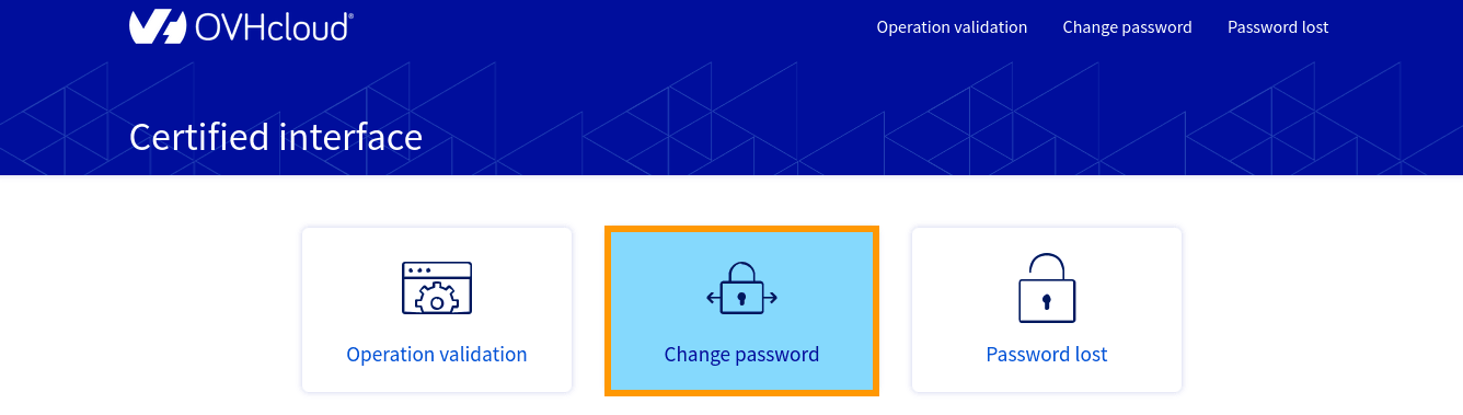 Change Password