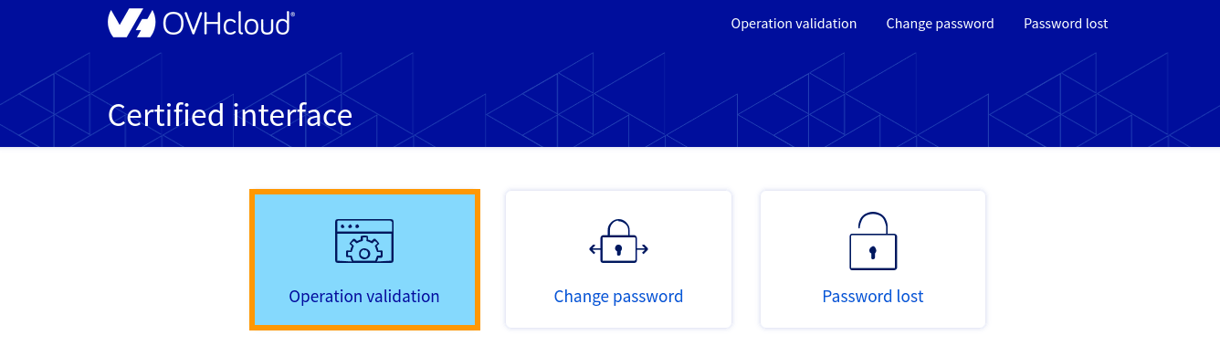 Operation Validation