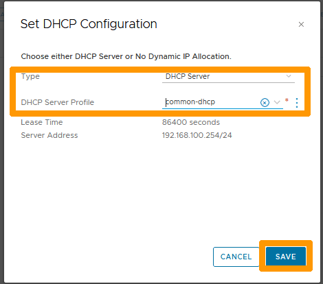 02 Attach DHCP to OVHT1 GATEWAY 04