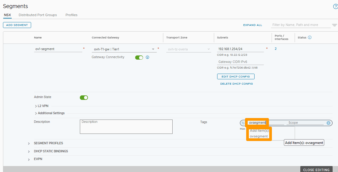 01 Create tag on segment 02