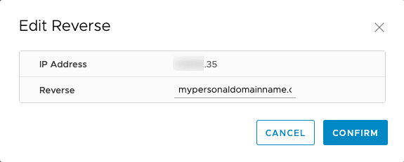 Edit Reverse button