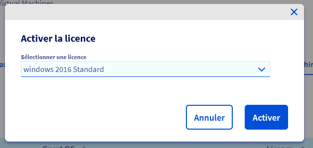 Activer la licence