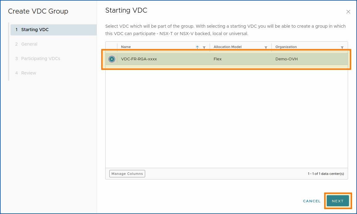 Public VCF as-a-Service Networking Data Center Groups 01