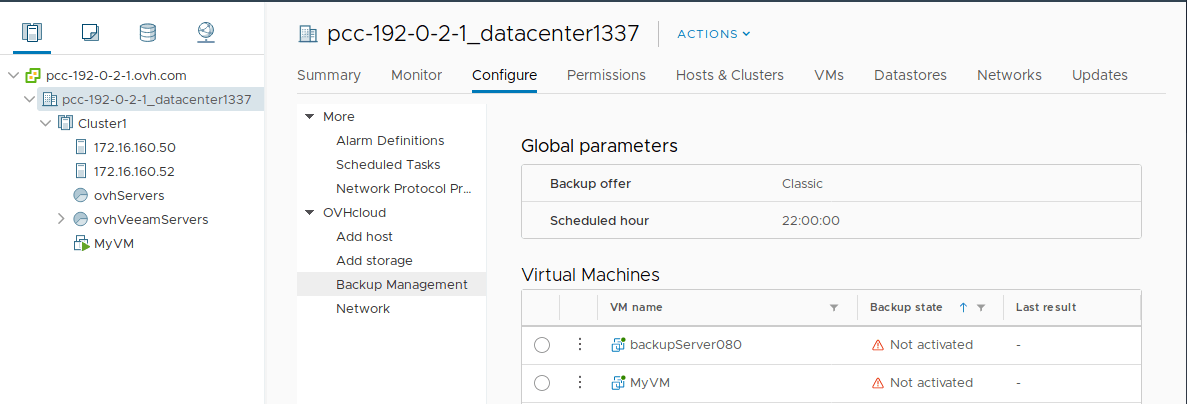 Backup Management