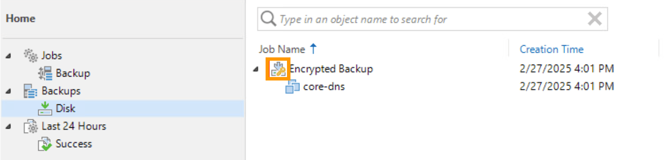 Encrypted Backup