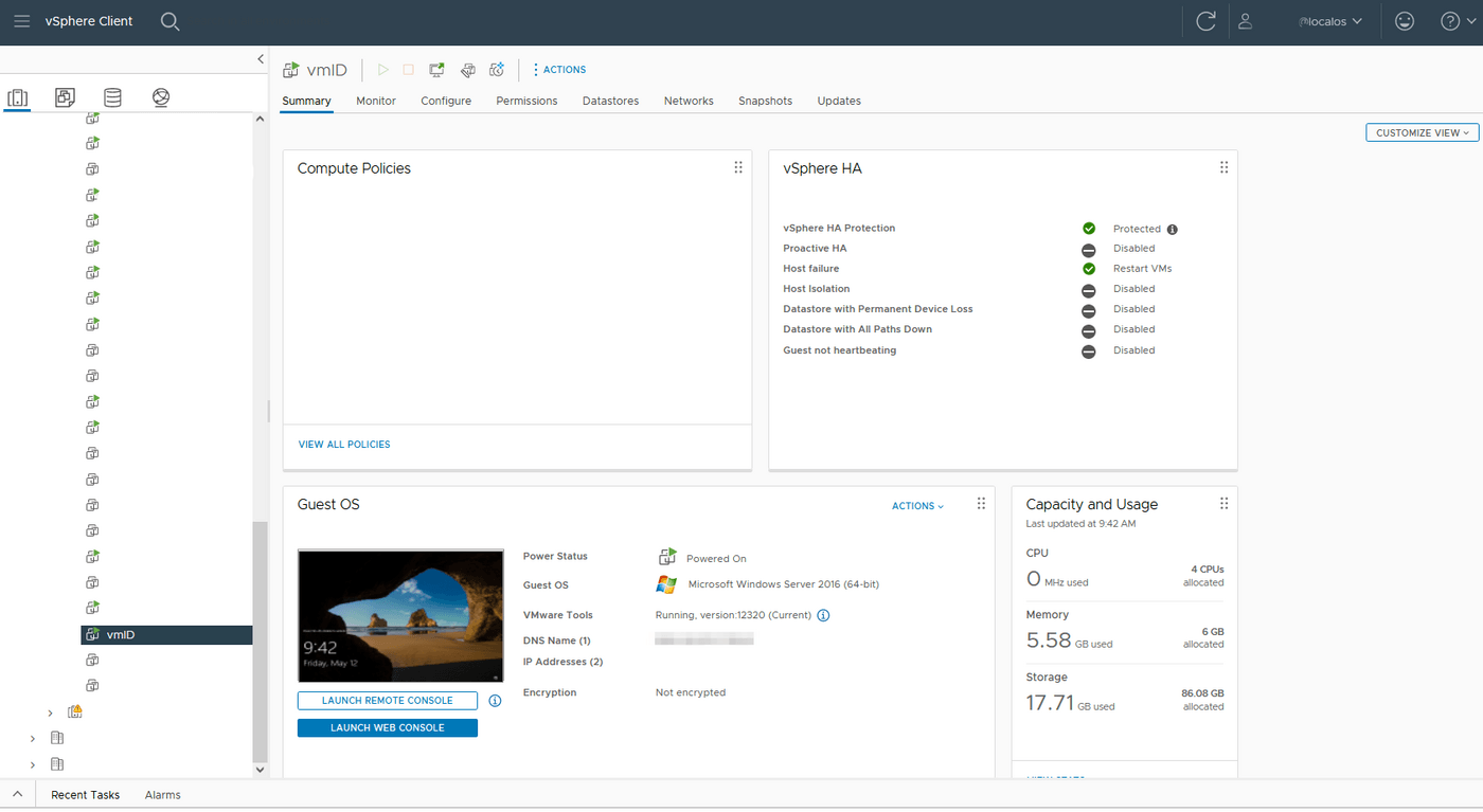 select VM