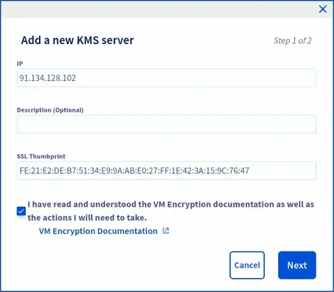 Manager HPC Security KMS Add 02