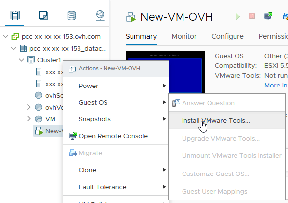 installer VMware Tools