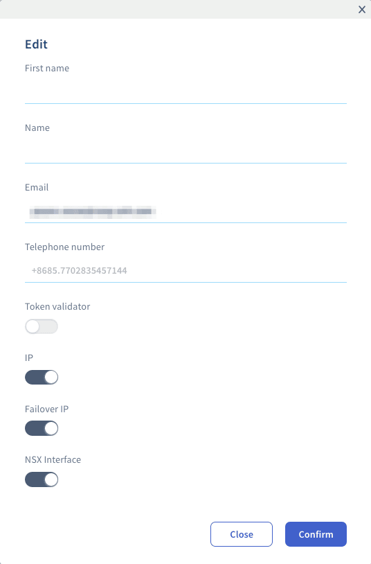 utilizador vsphere
