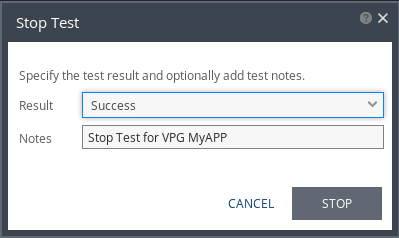 Zerto Test Failover