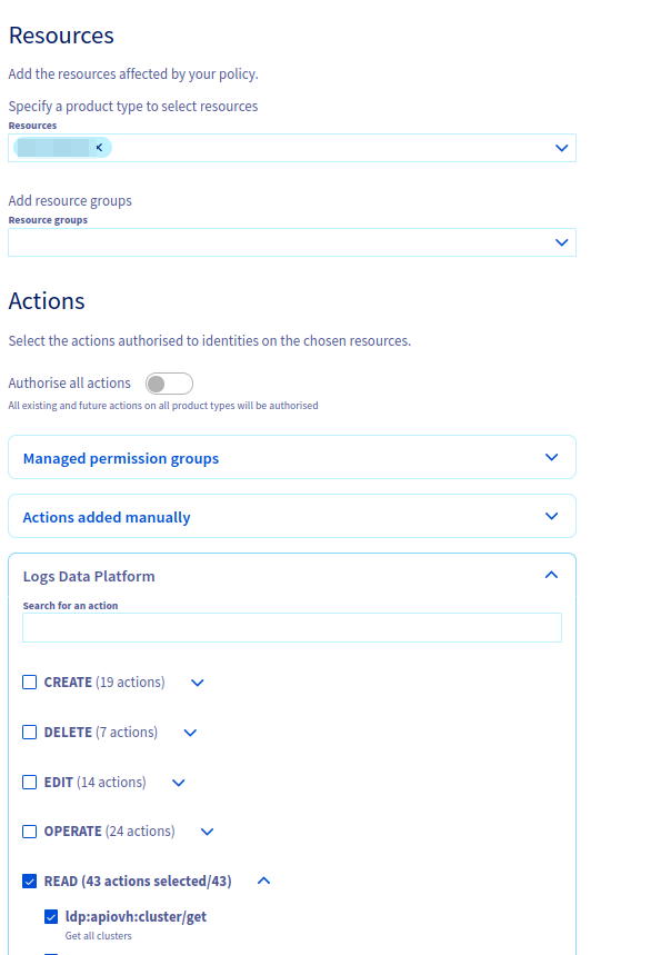 Create policy service 2