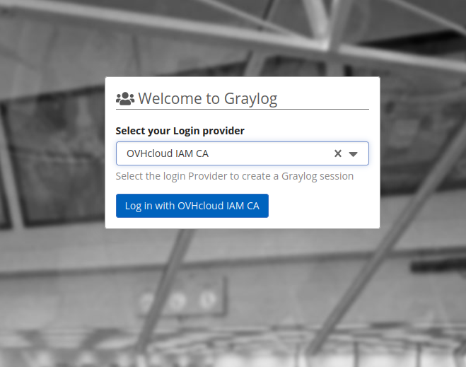 Graylog provider IAM 2