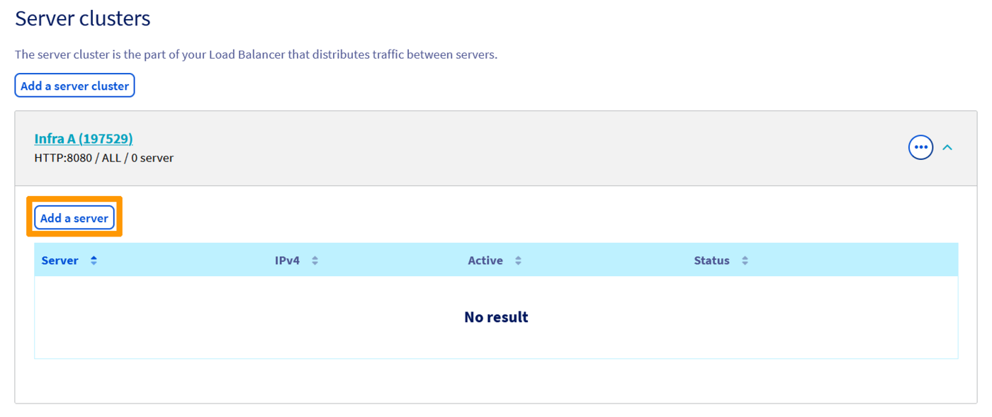 Add a new server to the farm HTTP A