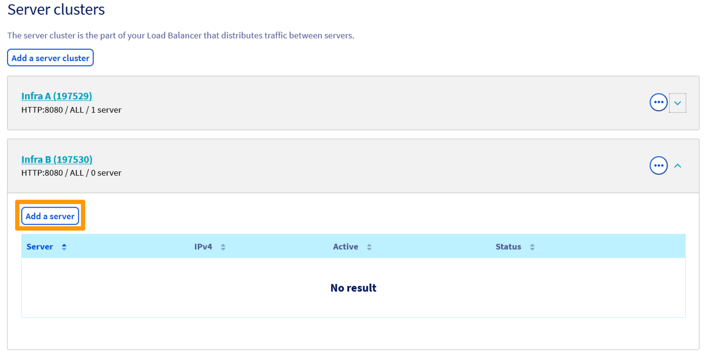 Add a new server to the farm HTTP B