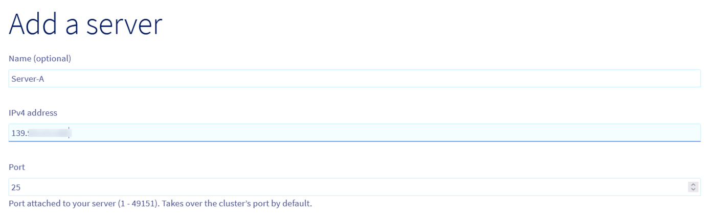 Ajout d'un serveur dans une ferme