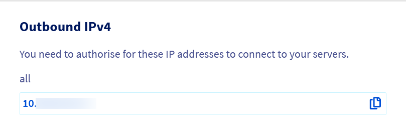 Adresse IPv4 de sortie de votre service OVHcloud Load Balancer