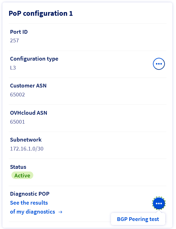 OCC Service Test Button