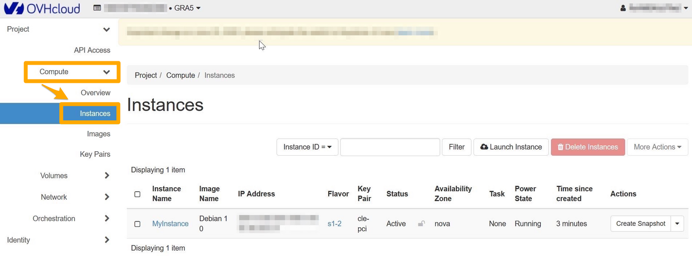 computação e instância