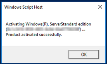 ativação da chave windows