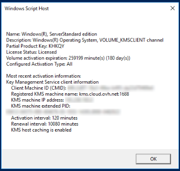 ativação da chave windows