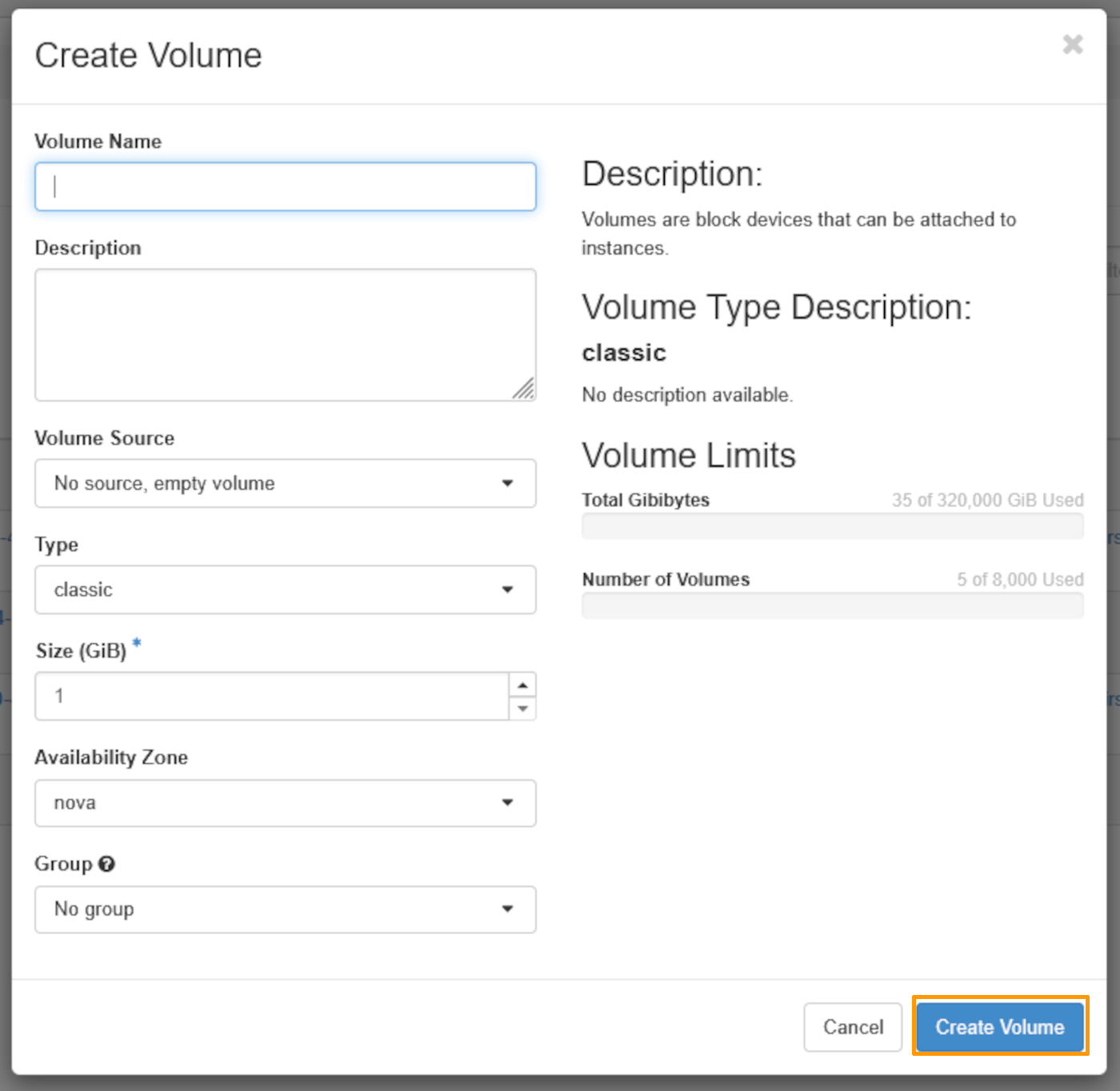 create volume block storage 02