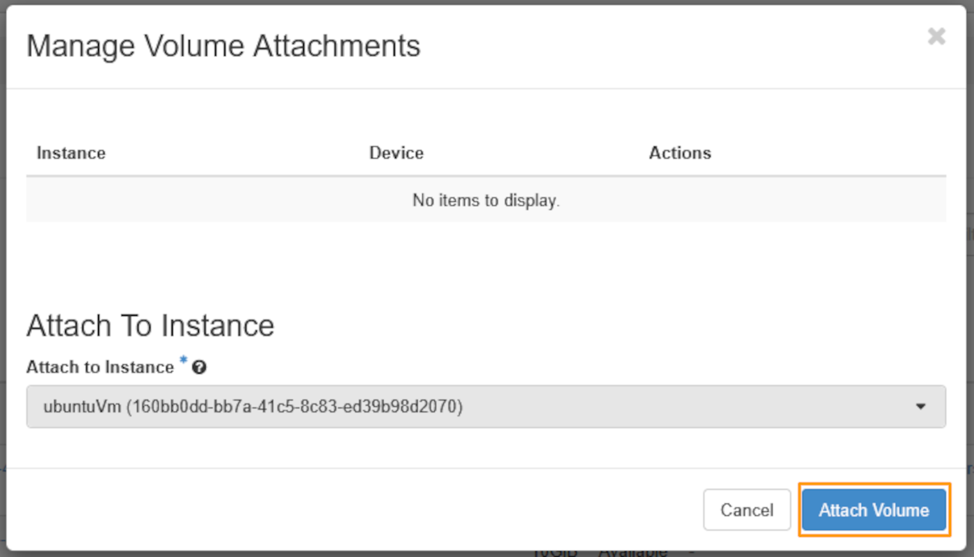 Attach a block storage volume to an instance 02