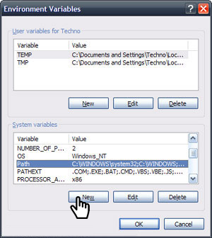 Add environment variables
