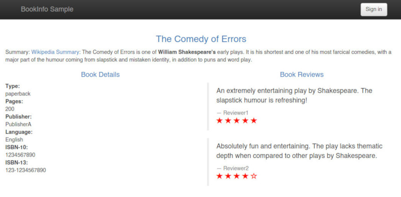 Bookinfo