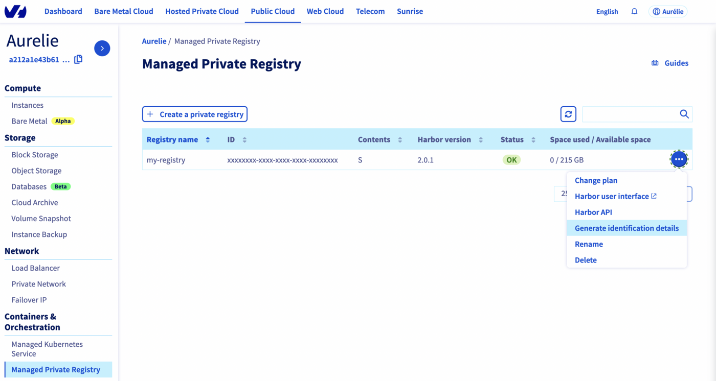 Create a Private Registry