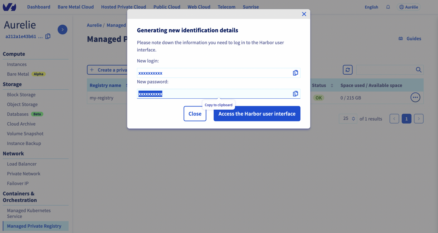 Create a Private Registry