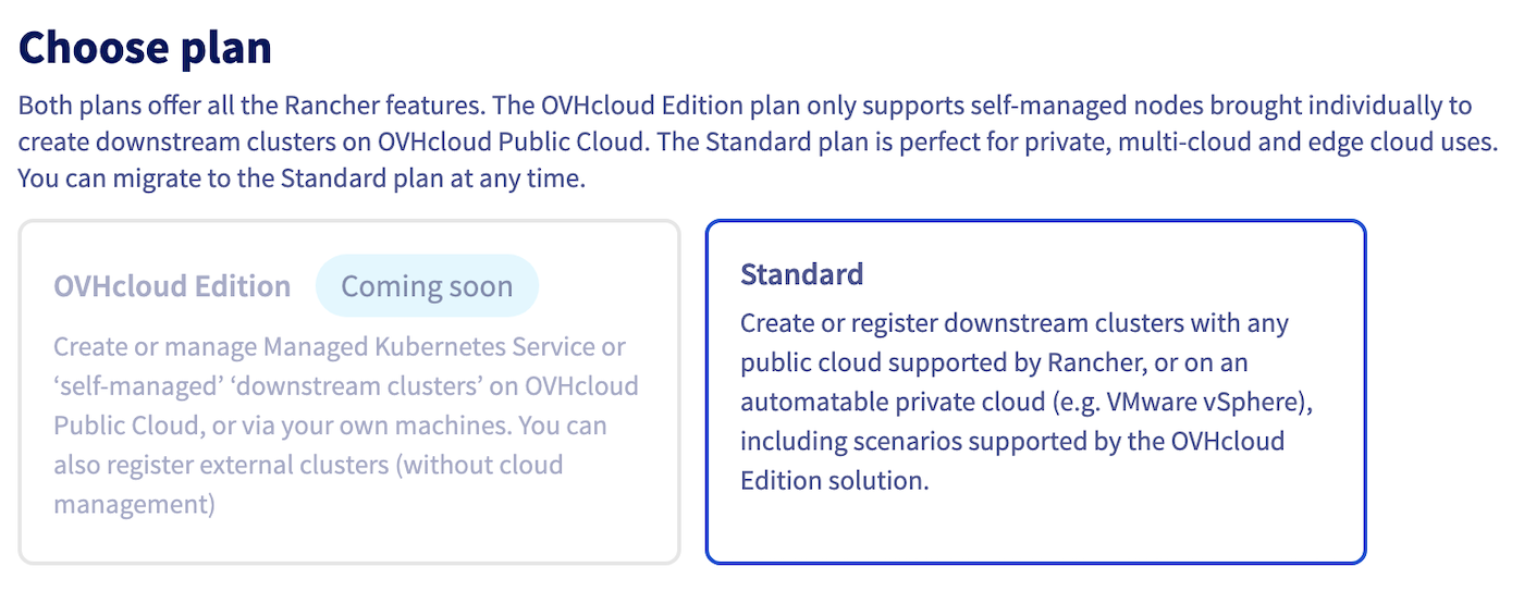 Create an OVHcloud Managed Rancher Service