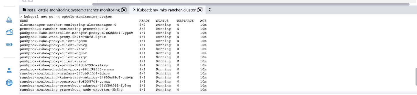 OVHcloud Managed Rancher Service Monitoring Pods