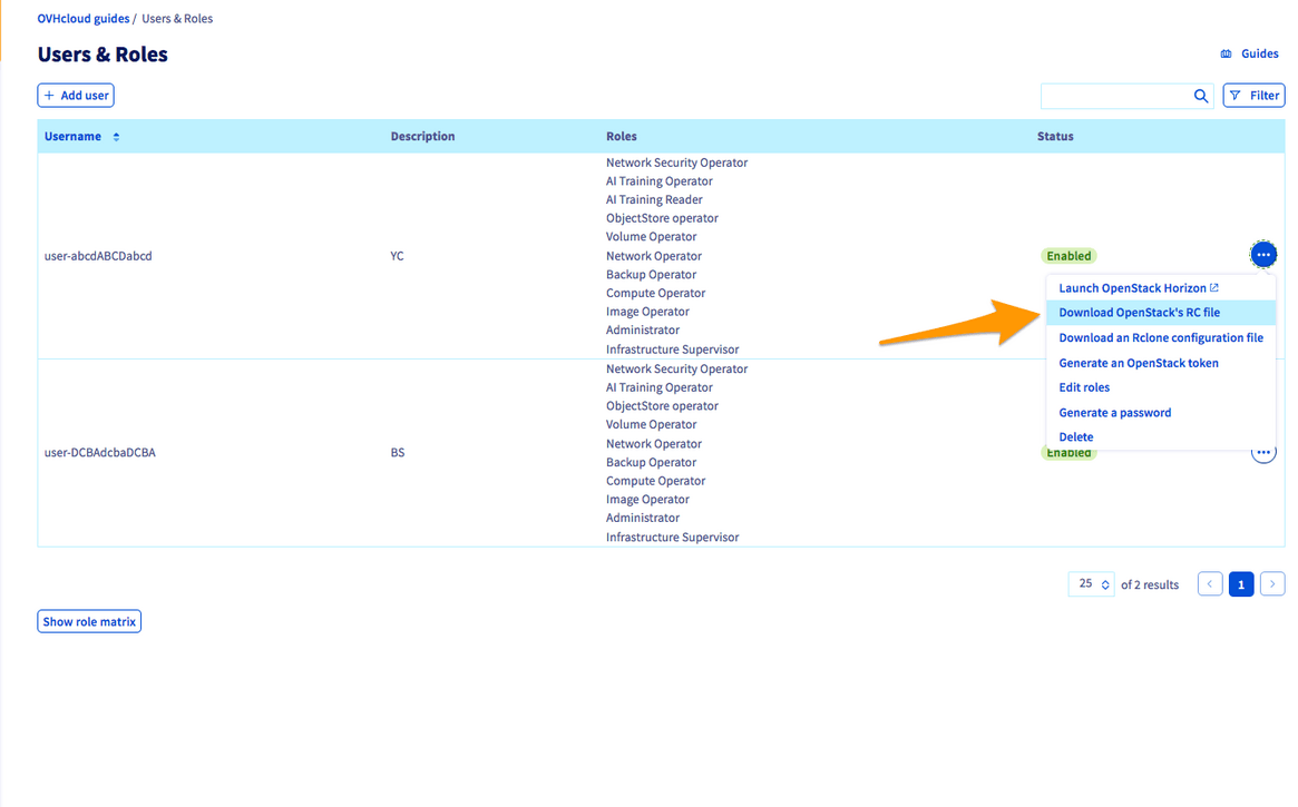 openstack-variables