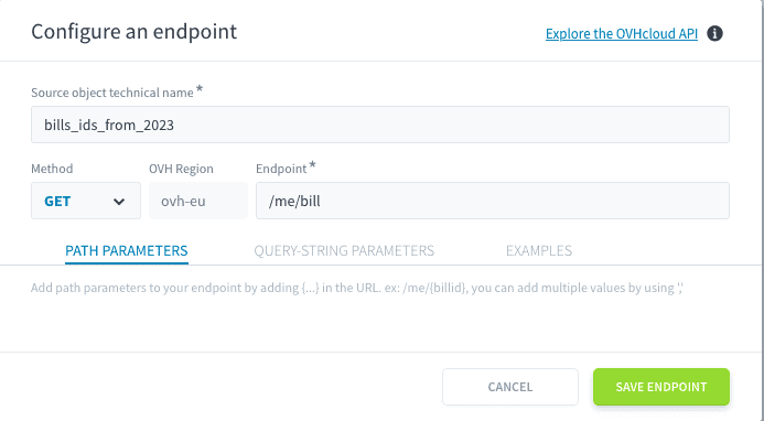 2.1. Retrieve Account Bills IDs — Billing guide endpoints